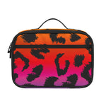 Rainbow Leopard Print Portable Lunch Bag