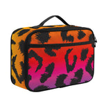 Rainbow Leopard Print Portable Lunch Bag