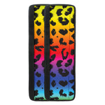Rainbow Leopard Print Refrigerator Handle Covers