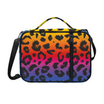 Rainbow Leopard Print Shoulder Strap Bible Bag