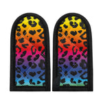 Rainbow Leopard Print Skillet Handle Cover