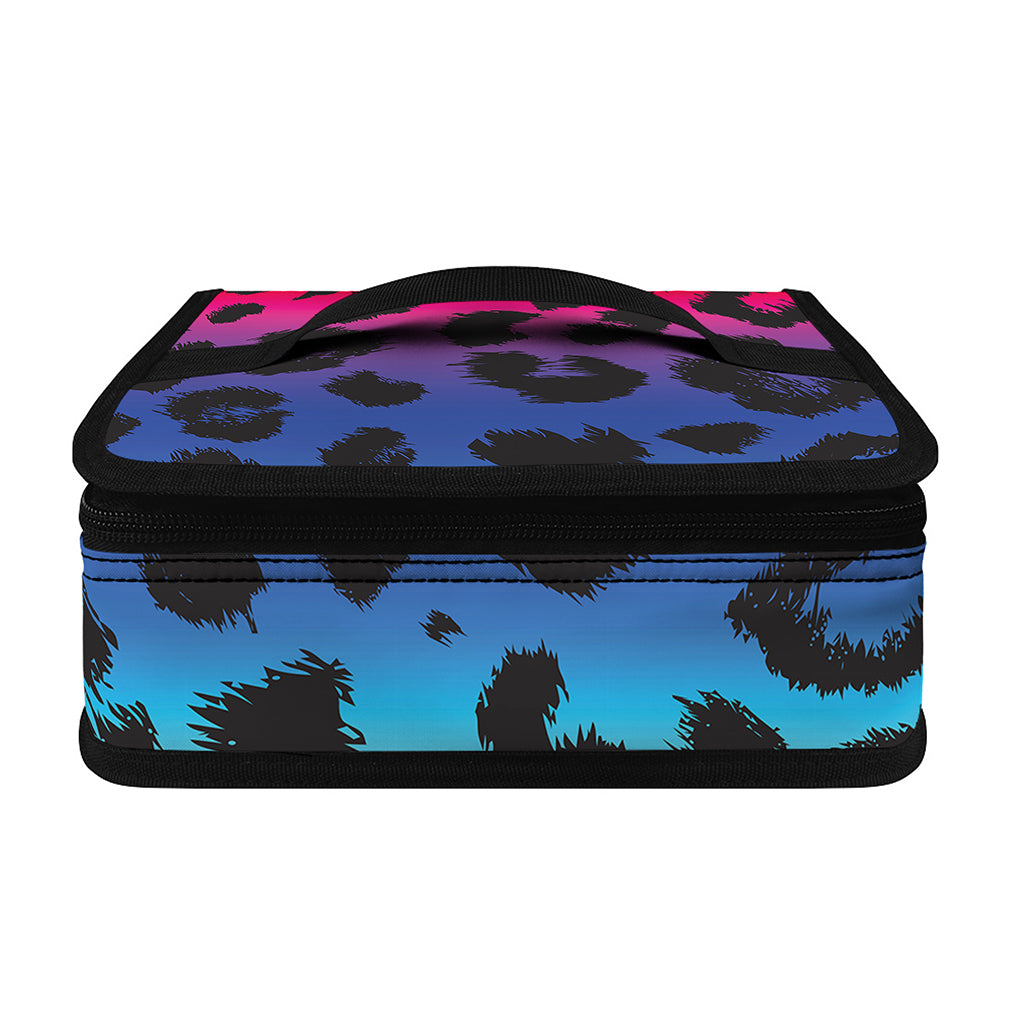 Rainbow Leopard Print Small Lunch Bag