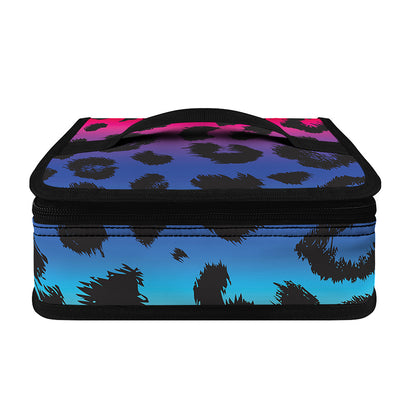 Rainbow Leopard Print Small Lunch Bag