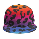 Rainbow Leopard Print Snapback Cap