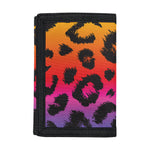 Rainbow Leopard Print Trifold Wallet