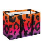 Rainbow Leopard Print Utility Tote Bag