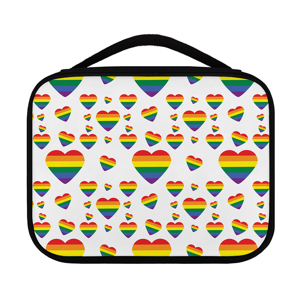 Rainbow LGBT Heart Pattern Print Classic Bible Case