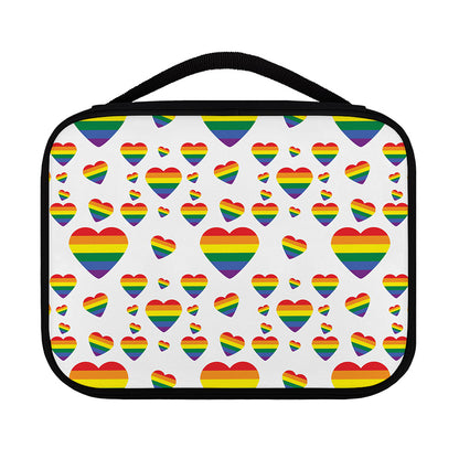 Rainbow LGBT Heart Pattern Print Classic Bible Case