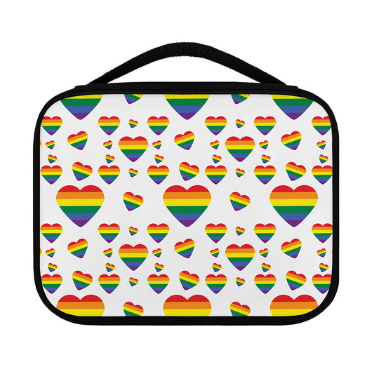 Rainbow LGBT Heart Pattern Print Classic Bible Case