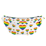 Rainbow LGBT Heart Pattern Print Fanny Pack