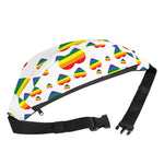 Rainbow LGBT Heart Pattern Print Fanny Pack