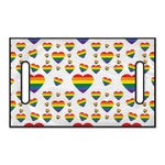 Rainbow LGBT Heart Pattern Print Golf Cart Seat Cover