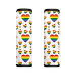 Rainbow LGBT Heart Pattern Print Handle Covers