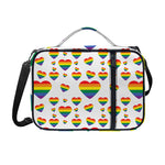 Rainbow LGBT Heart Pattern Print Shoulder Strap Bible Bag