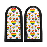 Rainbow LGBT Heart Pattern Print Skillet Handle Cover