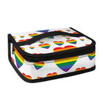 Rainbow LGBT Heart Pattern Print Small Lunch Bag