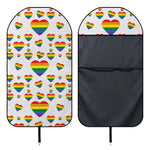 Rainbow LGBT Heart Pattern Print Waterproof Car Seat Cover