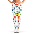 Rainbow LGBT Heart Pattern Print Women's Leggings