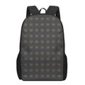 Rainbow LGBT Peace Sign Pattern Print 17 Inch Backpack