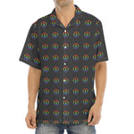Rainbow LGBT Peace Sign Pattern Print Aloha Shirt