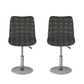 Rainbow LGBT Peace Sign Pattern Print Bar Stool Covers