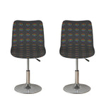 Rainbow LGBT Peace Sign Pattern Print Bar Stool Covers