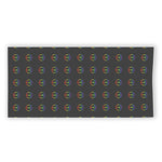 Rainbow LGBT Peace Sign Pattern Print Beach Towel