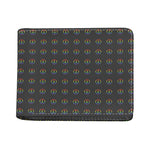 Rainbow LGBT Peace Sign Pattern Print Bifold Wallet