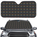 Rainbow LGBT Peace Sign Pattern Print Car Windshield Sun Shade