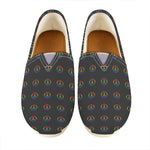 Rainbow LGBT Peace Sign Pattern Print Casual Shoes