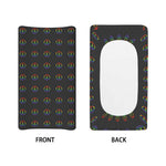 Rainbow LGBT Peace Sign Pattern Print Changing Pad Cover