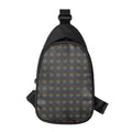 Rainbow LGBT Peace Sign Pattern Print Sling Bag