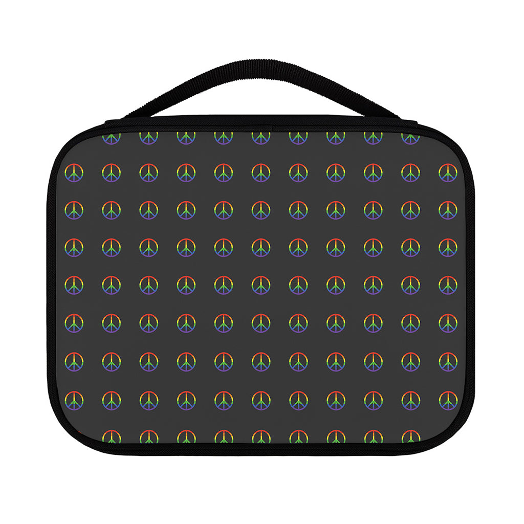 Rainbow LGBT Peace Sign Pattern Print Classic Bible Case
