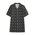 Rainbow LGBT Peace Sign Pattern Print Cotton Hawaiian Shirt