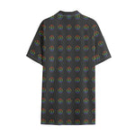 Rainbow LGBT Peace Sign Pattern Print Cotton Hawaiian Shirt