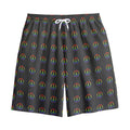 Rainbow LGBT Peace Sign Pattern Print Cotton Shorts