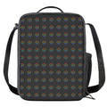 Rainbow LGBT Peace Sign Pattern Print Crossbody Lunch Bag