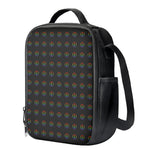 Rainbow LGBT Peace Sign Pattern Print Crossbody Lunch Bag