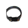 Rainbow LGBT Peace Sign Pattern Print Dog Collar