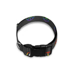 Rainbow LGBT Peace Sign Pattern Print Dog Collar
