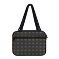 Rainbow LGBT Peace Sign Pattern Print Double Strap Bible Bag