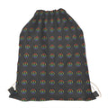Rainbow LGBT Peace Sign Pattern Print Drawstring Bag