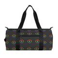 Rainbow LGBT Peace Sign Pattern Print Gym Bag