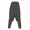 Rainbow LGBT Peace Sign Pattern Print Hammer Pants