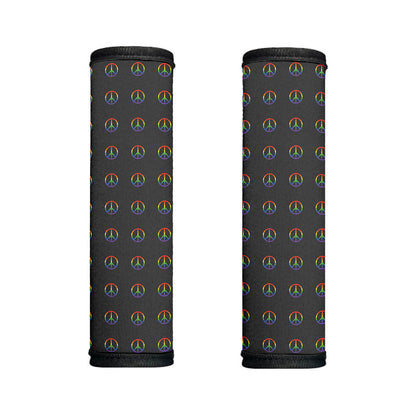 Rainbow LGBT Peace Sign Pattern Print Handle Covers