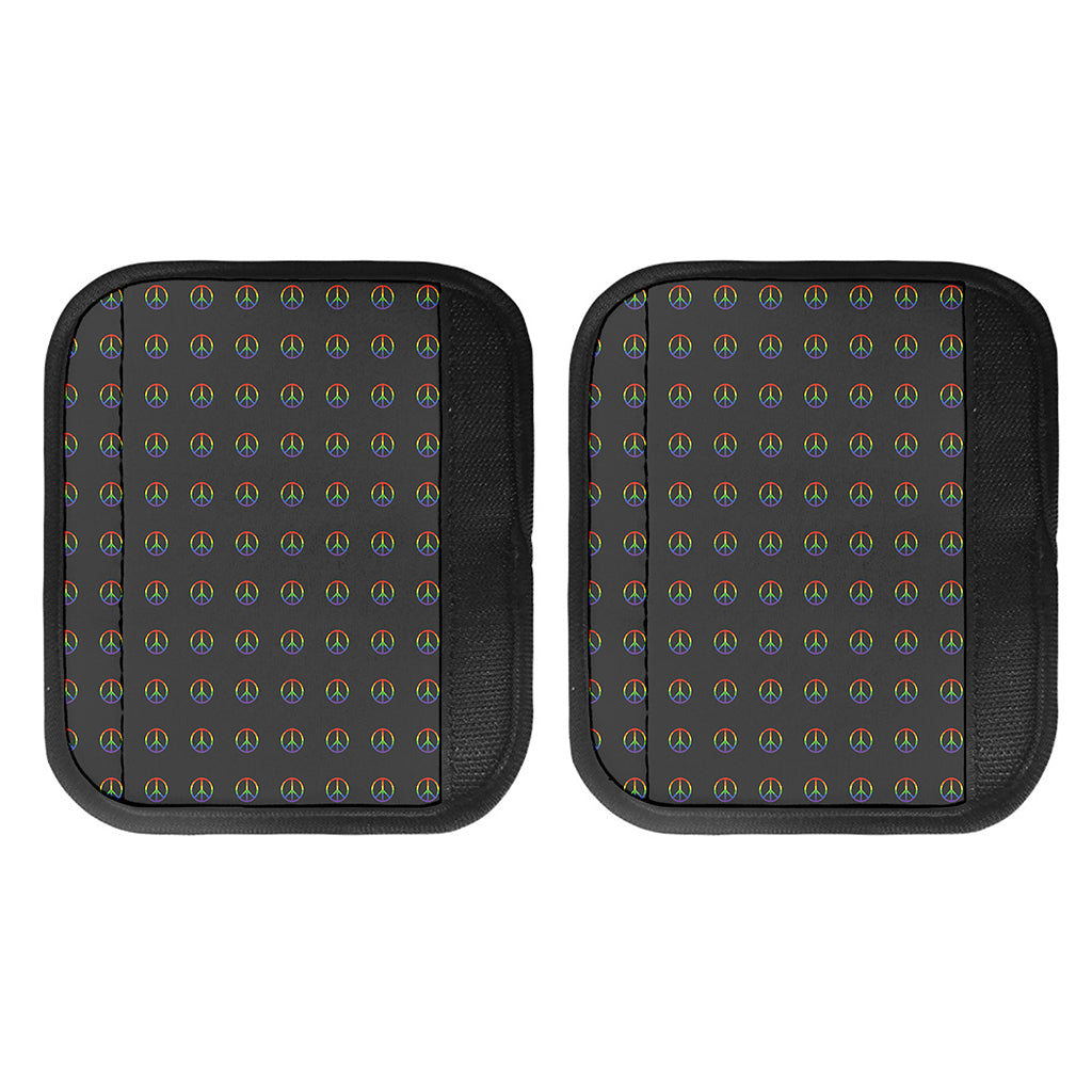 Rainbow LGBT Peace Sign Pattern Print Handle Covers