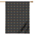 Rainbow LGBT Peace Sign Pattern Print House Flag