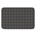 Rainbow LGBT Peace Sign Pattern Print Indoor Door Mat