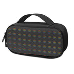 Rainbow LGBT Peace Sign Pattern Print Insulin Cooler Travel Case