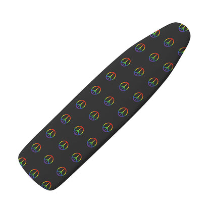 Rainbow LGBT Peace Sign Pattern Print Ironing Board Cover
